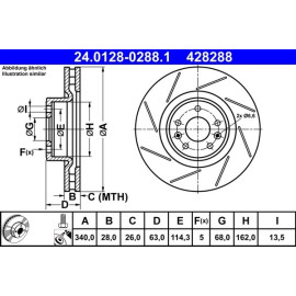Bremsscheibe 24.0128-0288.1