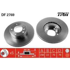 Bremsscheibe DF2769 Bremsscheibe DF2769