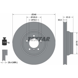 Bremsscheibe 92122905 Bremsscheibe 92122905