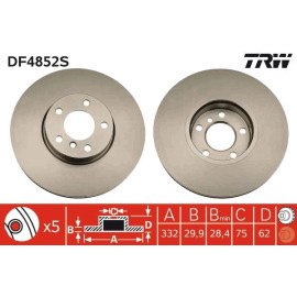 Bremsscheibe DF4852S Bremsscheibe DF4852S