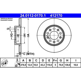 Bremsscheibe 24.0112-0170.1