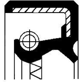 Wellendichtring, Differential 01033808B
