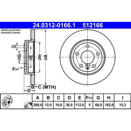 Bremsscheibe 24.0312-0166.1