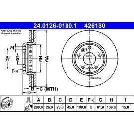 Bremsscheibe 24.0126-0180.1