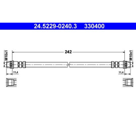 Bremsschlauch 24.5229-0240.3