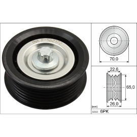 Umlenk-/Führungsrolle, Keilrippenriemen 532 0531 10