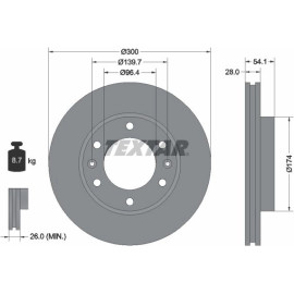Bremsscheibe 92164500