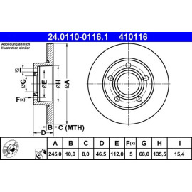 Bremsscheibe 24.0110-0116.1