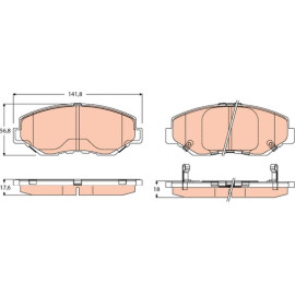 Bremsbelagsatz, Scheibenbremse GDB3627 Bremsbelagsatz, Scheibenbremse GDB3627