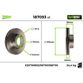 Bremsscheibe 187093