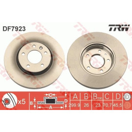 Bremsscheibe DF7923 Bremsscheibe DF7923
