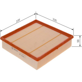 BOSCH F 026 400 379 Luftfilter