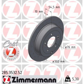 Bremsscheibe 285.3532.52