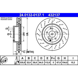 Bremsscheibe 24.0132-0137.1