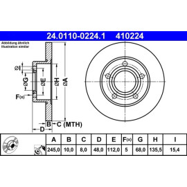 Bremsscheibe 24.0110-0224.1