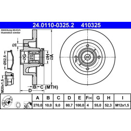 Bremsscheibe 24.0110-0325.2