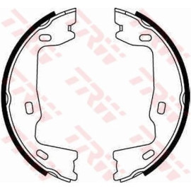 Bremsbackensatz, Feststellbremse GS8223 Bremsbackensatz, Feststellbremse GS8223