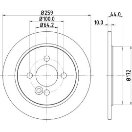 Bremsscheibe 8DD 355 115-261