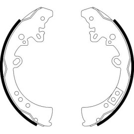 Bremsbackensatz 8DB 355 003-011 Bremsbackensatz 8DB 355 003-011