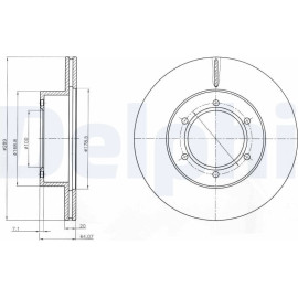 Bremsscheibe BG2495 Bremsscheibe BG2495