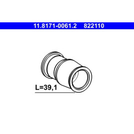 Führungshülse, Bremssattel 11.8171-0061.2