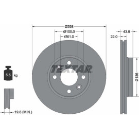 Bremsscheibe 92241503 Bremsscheibe 92241503