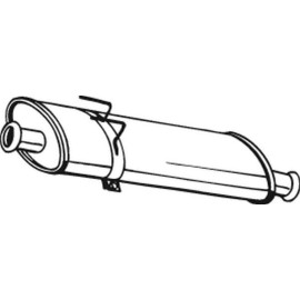 Mittelschalldämpfer 200-825 Mittelschalldämpfer 200-825