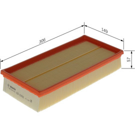 BOSCH F 026 400 450 Luftfilter
