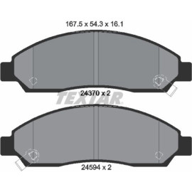 Bremsbelagsatz, Scheibenbremse 2437001 Bremsbelagsatz, Scheibenbremse 2437001