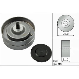 Umlenk-/Führungsrolle, Keilrippenriemen 532 0463 10