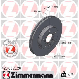 Bremsscheibe 420.6355.20