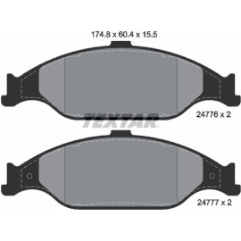 Textar 2477601 Bremsbelagsatz, Scheibenbremse Q+ Textar 2477601 Bremsbelagsatz, Scheibenbremse Q+