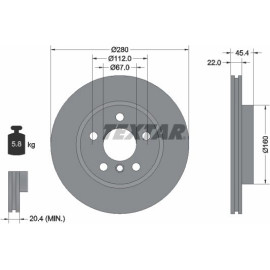 Bremsscheibe 92279203 Bremsscheibe 92279203