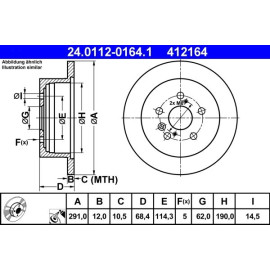Bremsscheibe 24.0112-0164.1