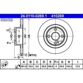 Bremsscheibe 24.0110-0269.1