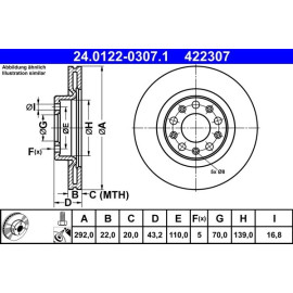 Bremsscheibe 24.0122-0307.1