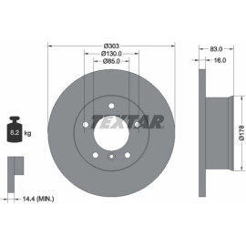 Bremsscheibe 92020300