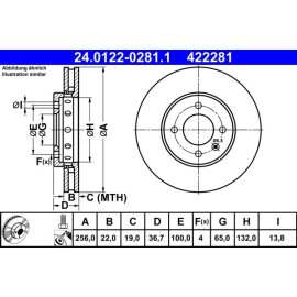 Bremsscheibe 24.0122-0281.1