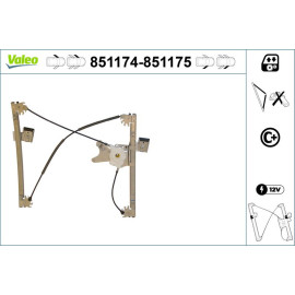 Valeo 851174 Fensterheber Valeo 851174 Fensterheber