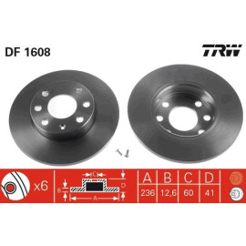 Bremsscheibe DF1608