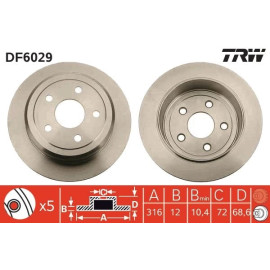 Bremsscheibe DF6029