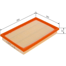 BOSCH F 026 400 415 Luftfilter BOSCH F 026 400 415 Luftfilter