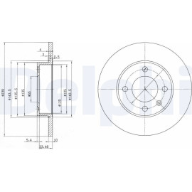 Bremsscheibe BG2117 Bremsscheibe BG2117