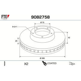 Bremsscheibe 9082758