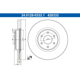 Bremsscheibe 24.0128-0333.1