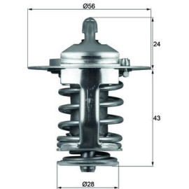Thermostat, Kühlmittel TX 70 82 Thermostat, Kühlmittel TX 70 82