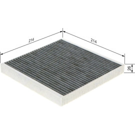 BOSCH 1 987 432 499 Innenraumfilter BOSCH 1 987 432 499 Innenraumfilter