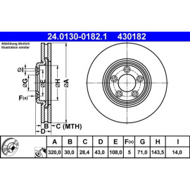 Bremsscheibe 24.0130-0182.1