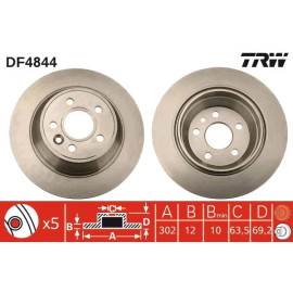Bremsscheibe DF4844
