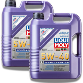 2x LIQUI MOLY 3864 Leichtlauf High Tech 5W-40 Motoröl, 10 L 2x LIQUI MOLY 3864 Leichtlauf High Tech 5W-40 Motoröl, 10 L